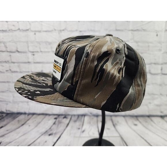 NOS Vtg K-BRAND Product FABICK MACHINERY Cat Caterpillar Snapback PATCH Camo Hat - Picture 5 of 8